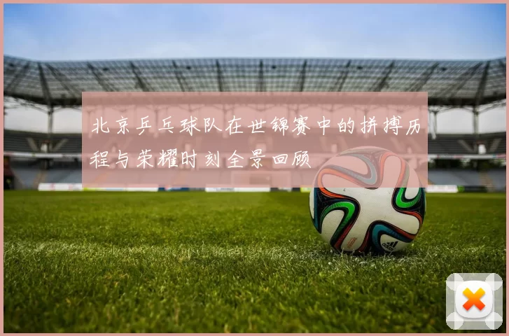 北京乒乓球队在世锦赛中的拼搏历程与荣耀时刻全景回顾